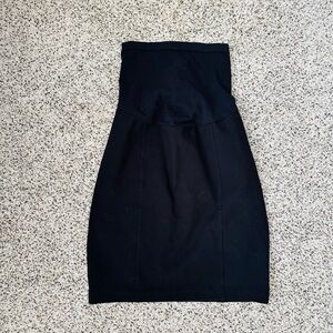 Black Maternity Pencil Skirt